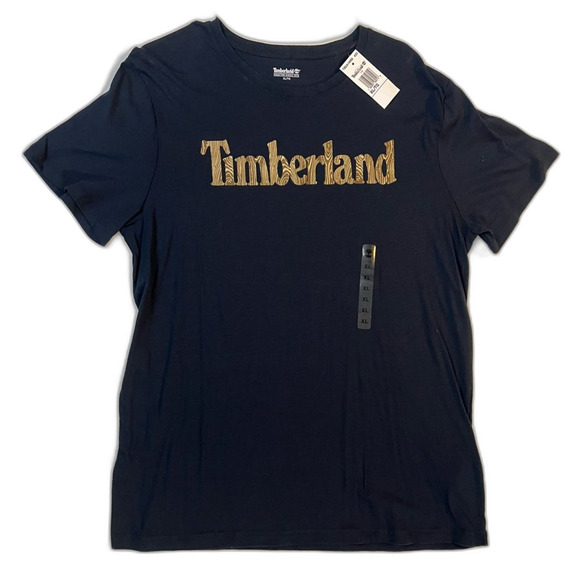 Timberland Other - NWT Timberland Short Sleeve Shirt Navy and Brown